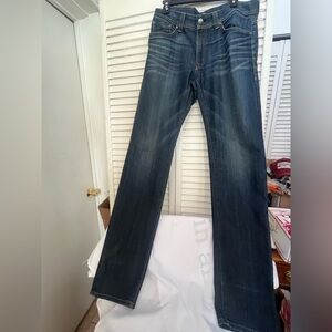 Fidelity Men's Straight Jeans - Dark Blue